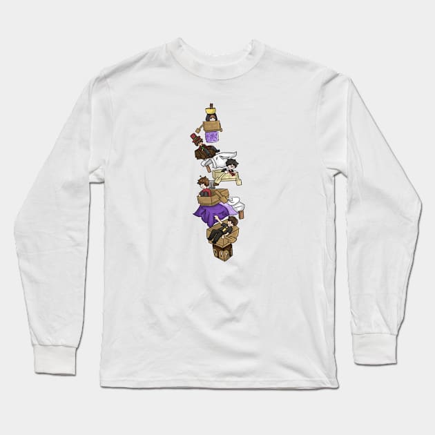 The Boatem Pole Long Sleeve T-Shirt by JellyWinkle